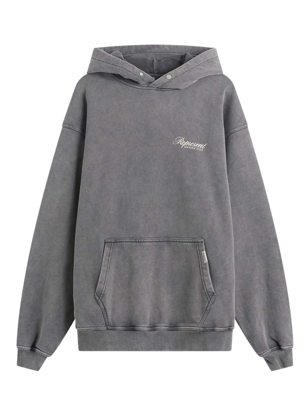 REPRESENT Owners Club Script Hoodie Vintage Grey – MAISONDEFASHION.COM
