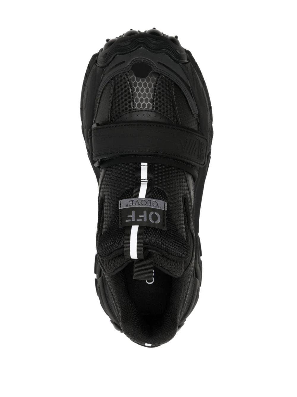 OFF-WHITE WOMEN Glove Slip On Sneakers Black - MAISONDEFASHION.COM