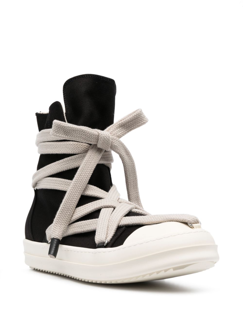 RICK OWENS DRKSHDW MEN Luxor Hexa Sneakers Black/Pearl - MAISONDEFASHION.COM
