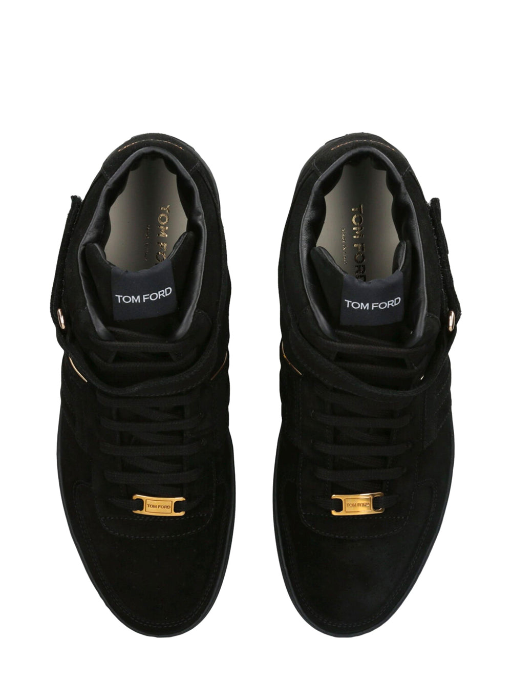 TOM FORD High Top Radcliffe Sneakers Black - MAISONDEFASHION.COM