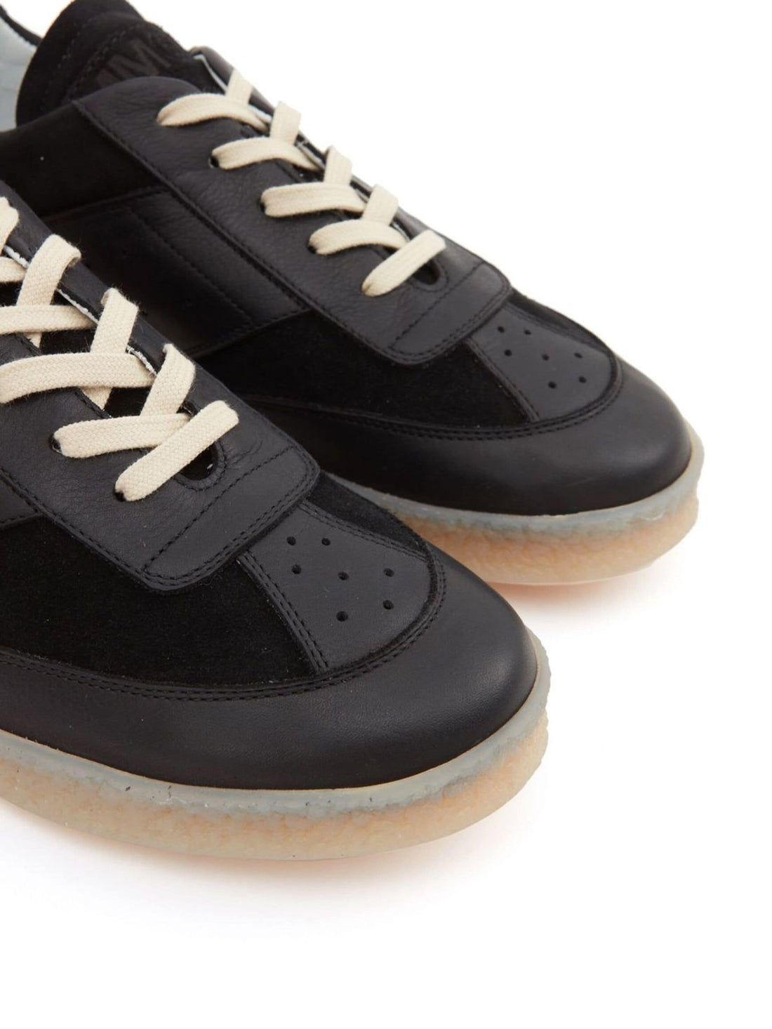 MAISON MARGIELA MM6 6 Court Low-Top Sneakers Black