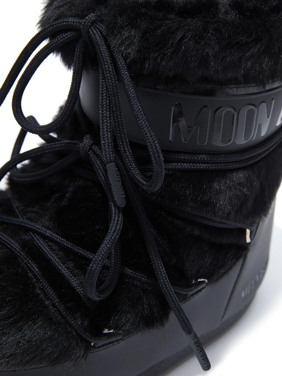 MOON BOOT UNISEX Icon Low Faux Fur Boots Black