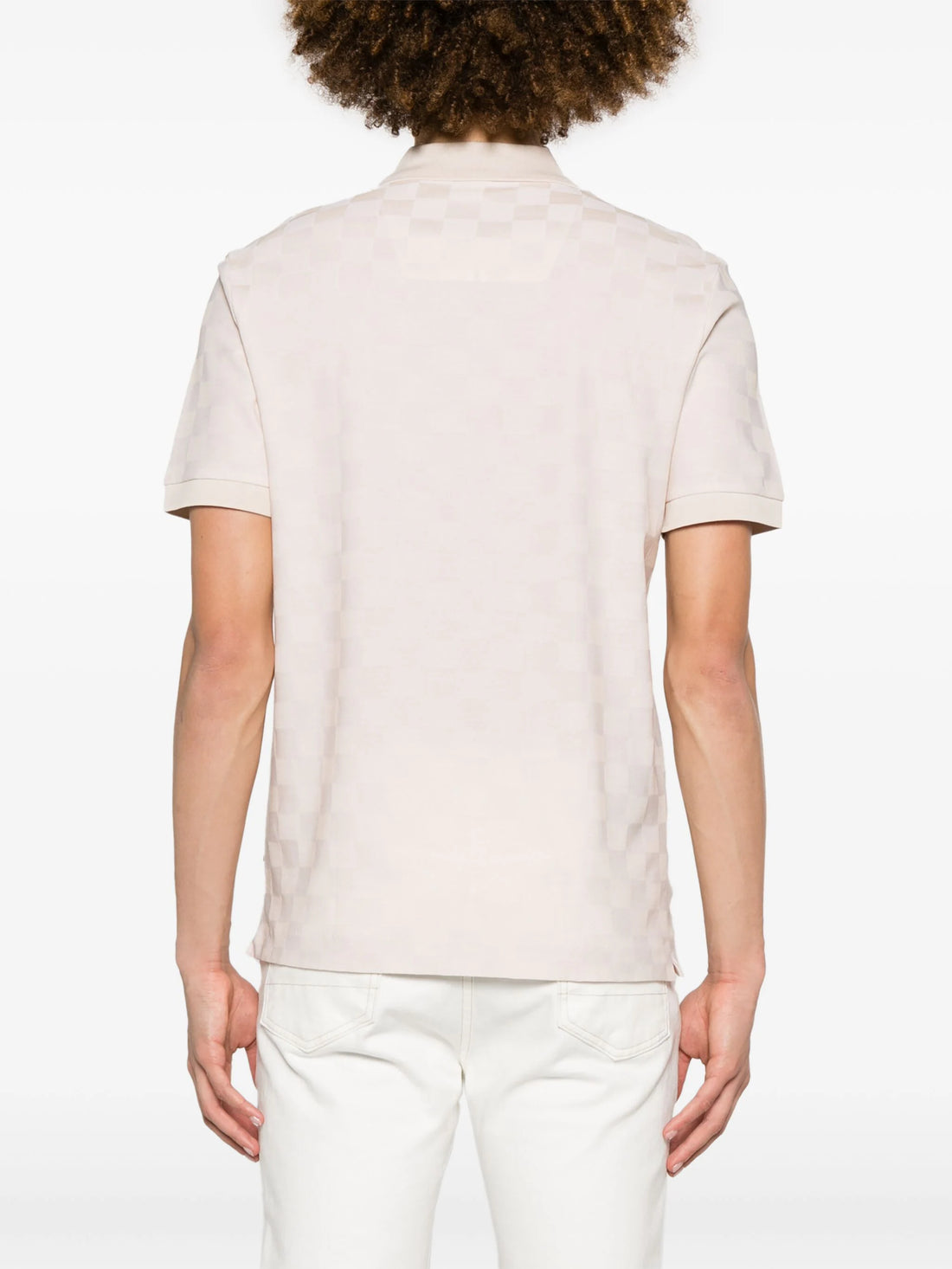 BOSS MEN Parlay 280 Short Sleeve Polo Shirt Beige - MAISONDEFASHION.COM
