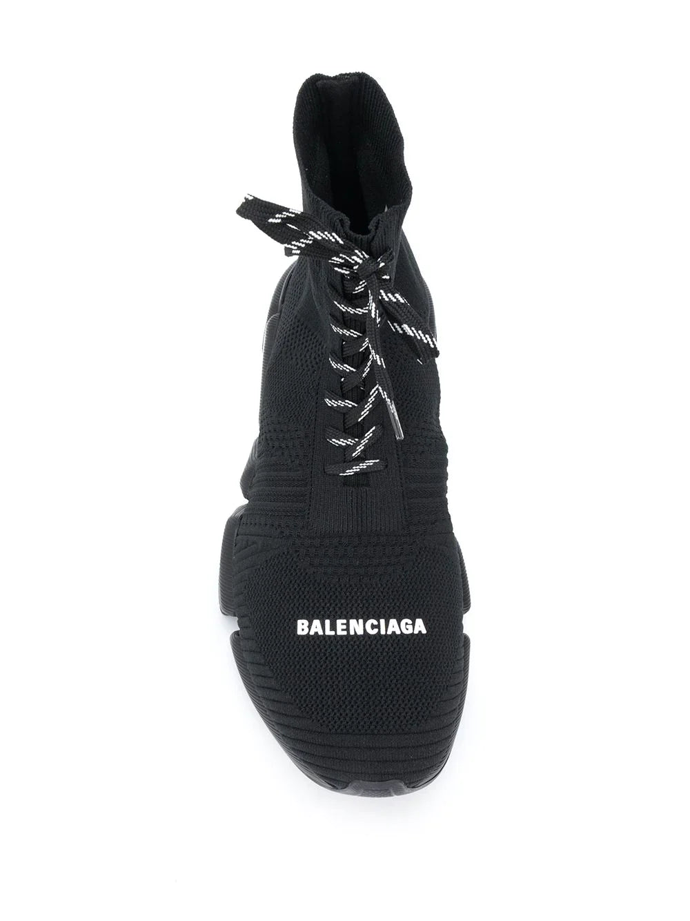 BALENCIAGA Speed 2.0 Lace-Up Sneaker Black - MAISONDEFASHION.COM