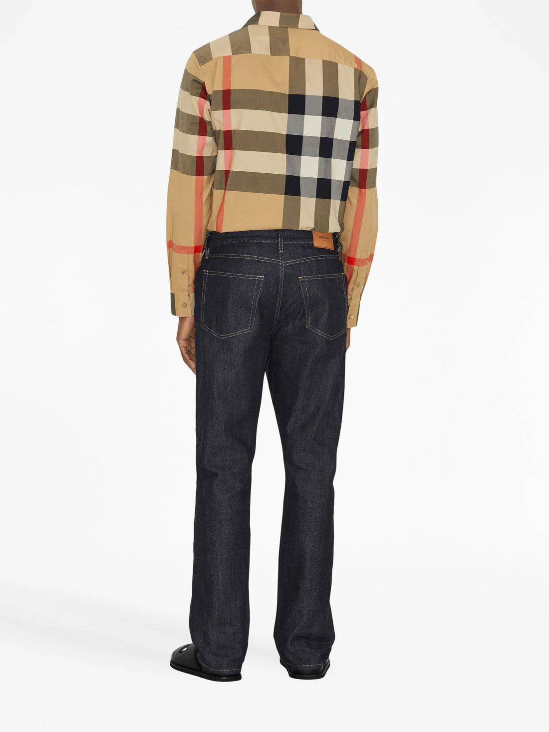BURBERRY Slim Fit Check Cotton Shirt Archive Beige - MAISONDEFASHION.COM