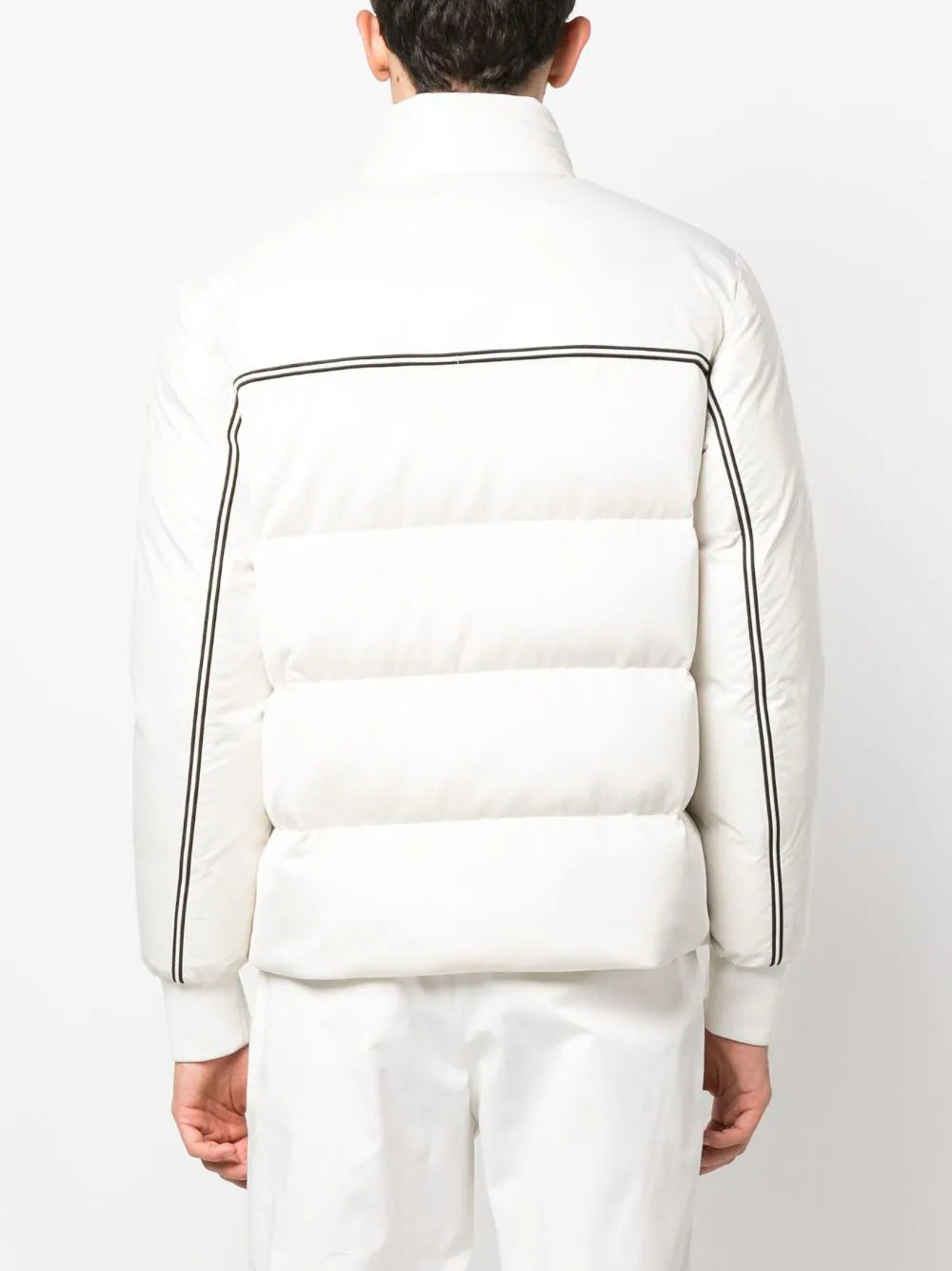 MONCLER Michael Short Down Jacket White - MAISONDEFASHION.COM