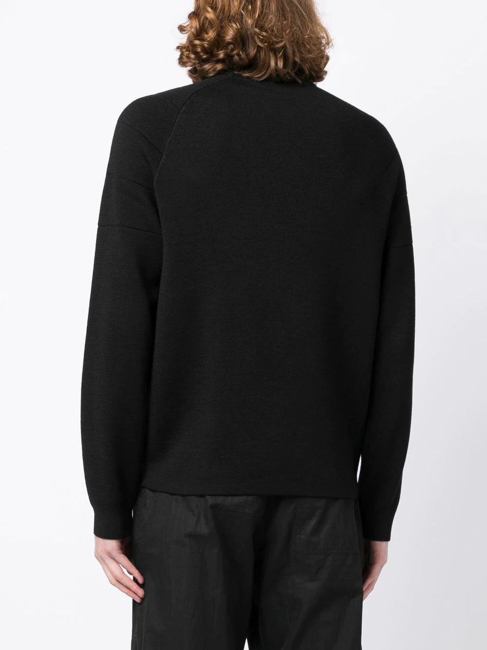 BOSS Zamio Half Zip Sweater Black - MAISONDEFASHION.COM