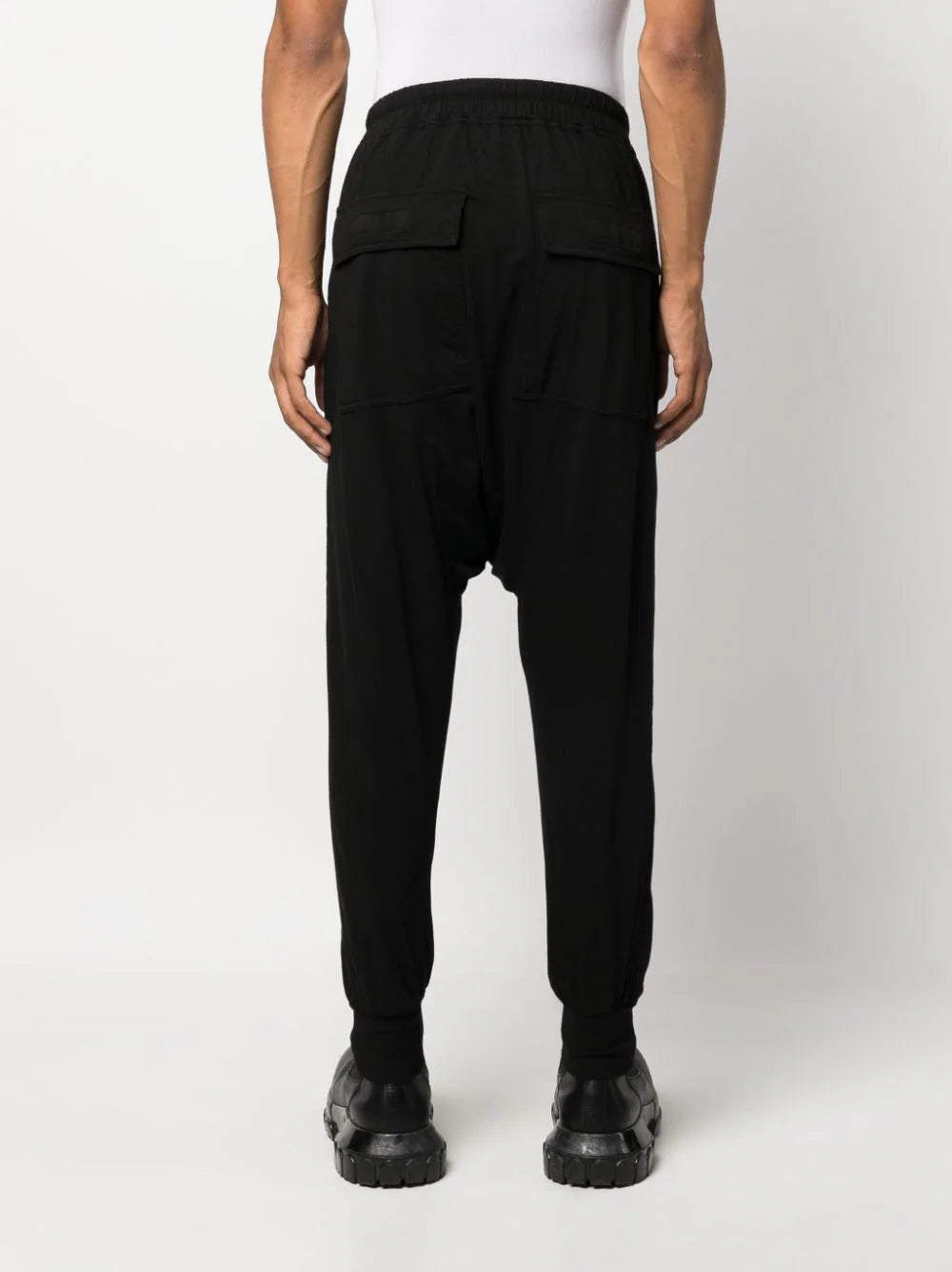RICK OWENS DRKSHDW Prisoner Organic Cotton Drop-Crotch Trousers