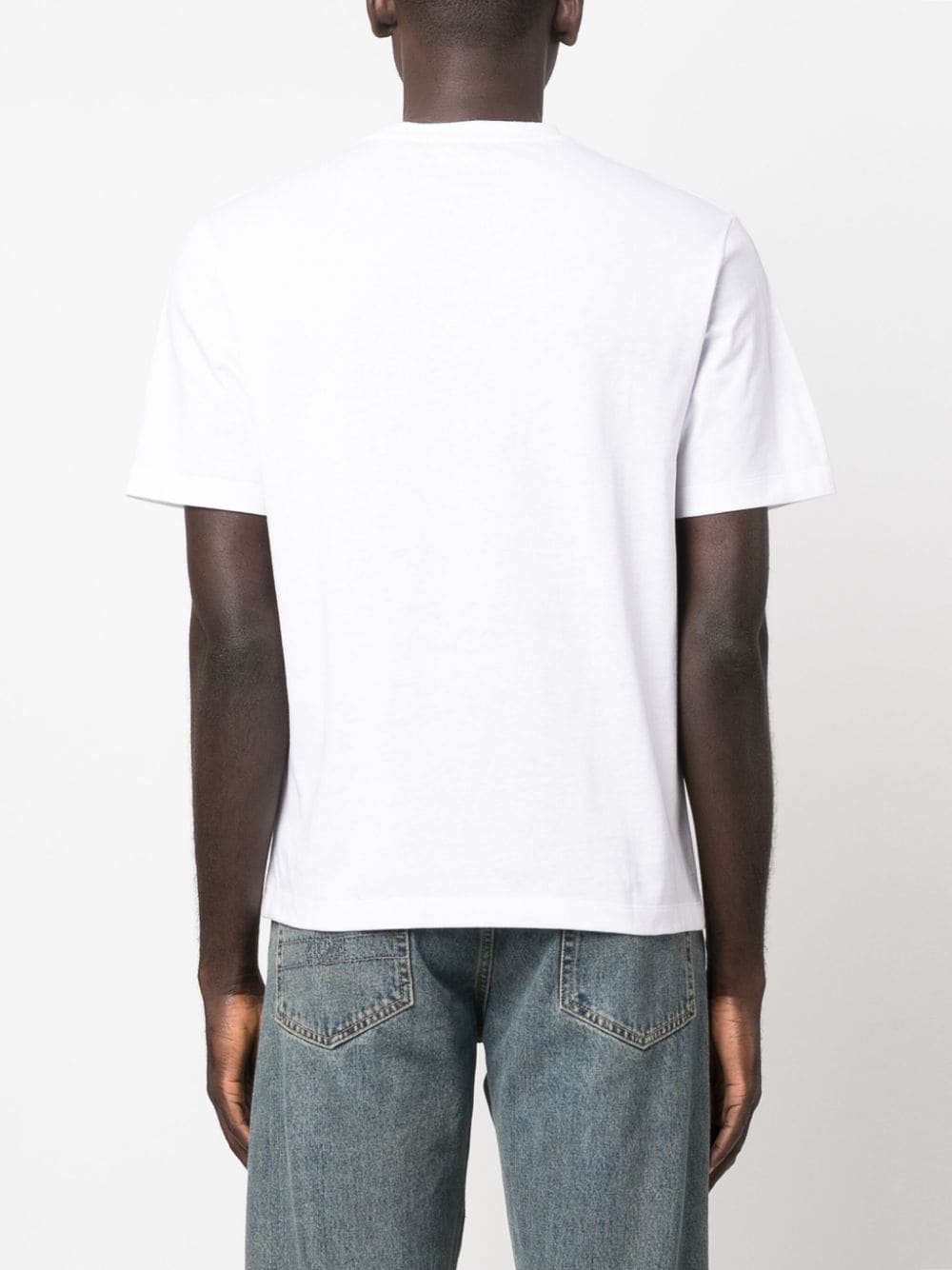 PALM ANGELS MEN Db Sartorial Tape Pocket T-Shirt White - MAISONDEFASHION.COM