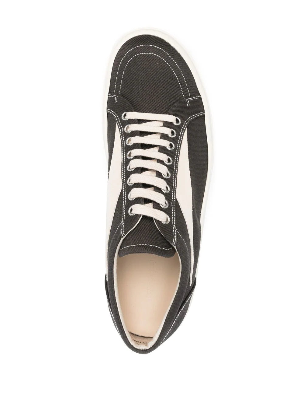 RICK OWENS DRKSHDW Vintage Denim Sneakers Dark Dust/Milk RICK OWENS DRKSHDW Vintage Denim Sneakers Dark Dust/Milk