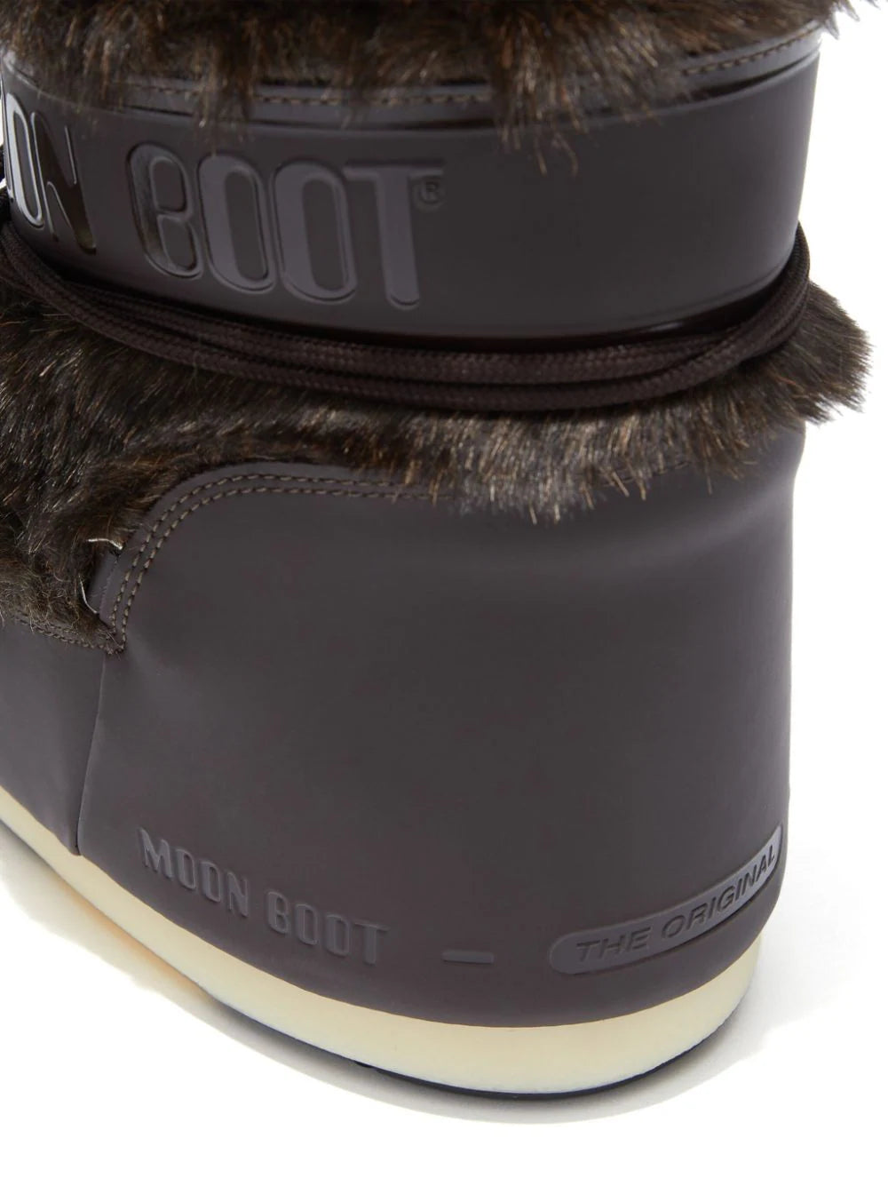 MOON BOOT UNISEX Icon Low Faux Fur Boots Brown - MAISONDEFASHION.COM