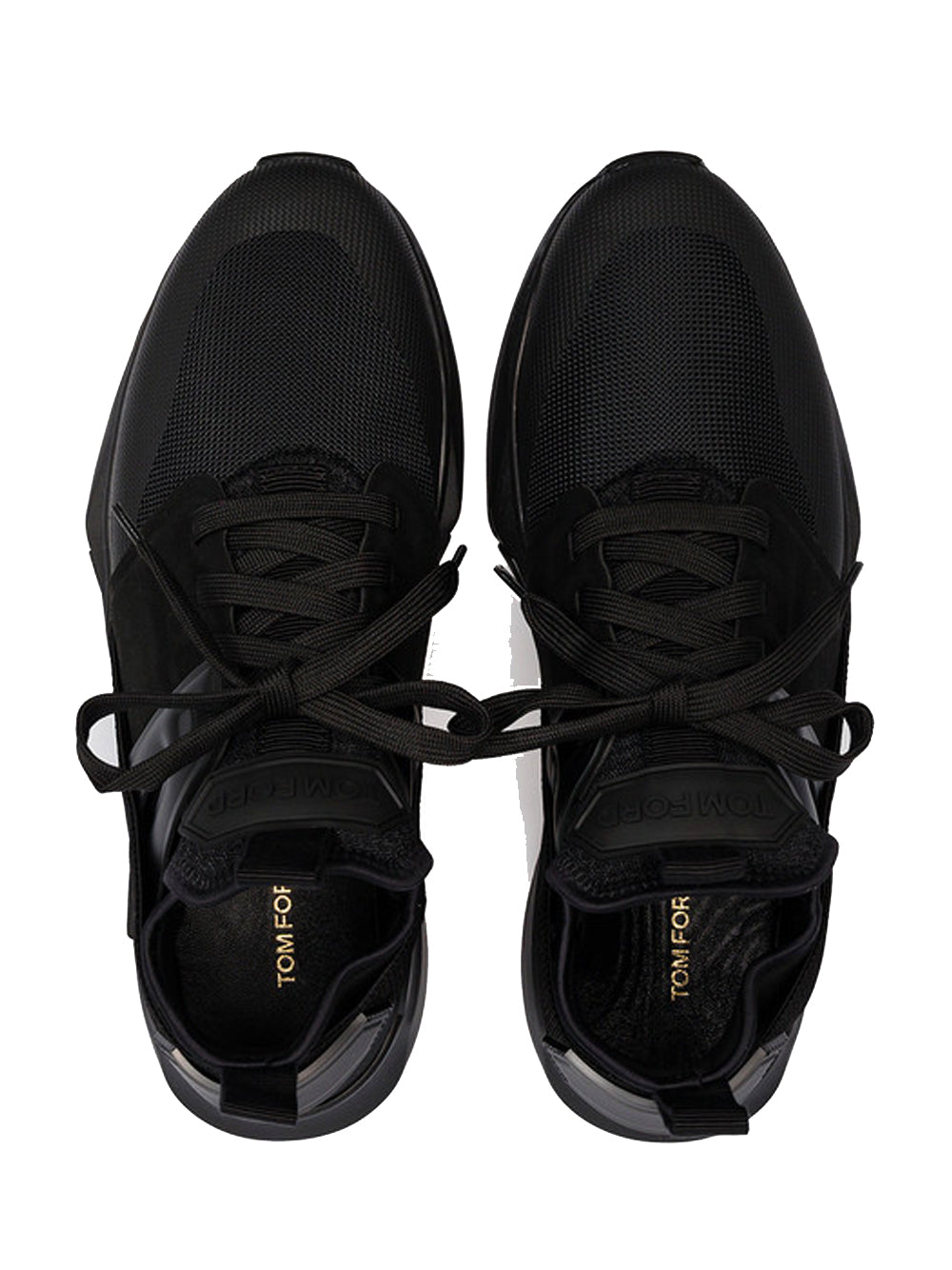 TOM FORD Jago Sneakers Black/Black - MAISONDEFASHION.COM