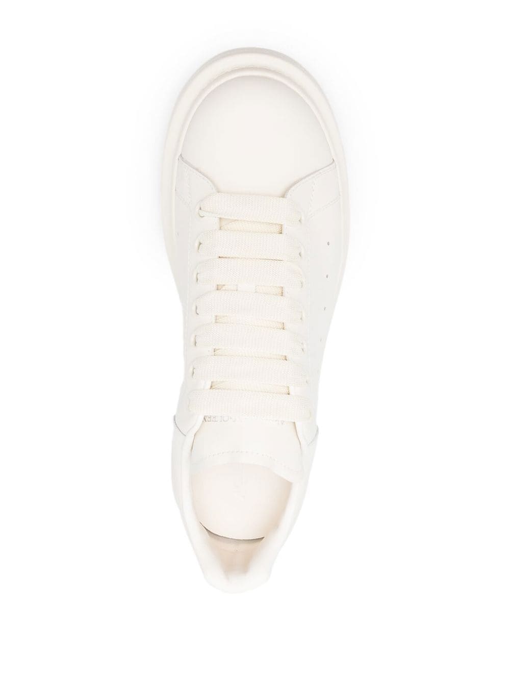 Alexander McQueen Oversized Low-Top Sneakers Vanilla - MAISONDEFASHION.COM