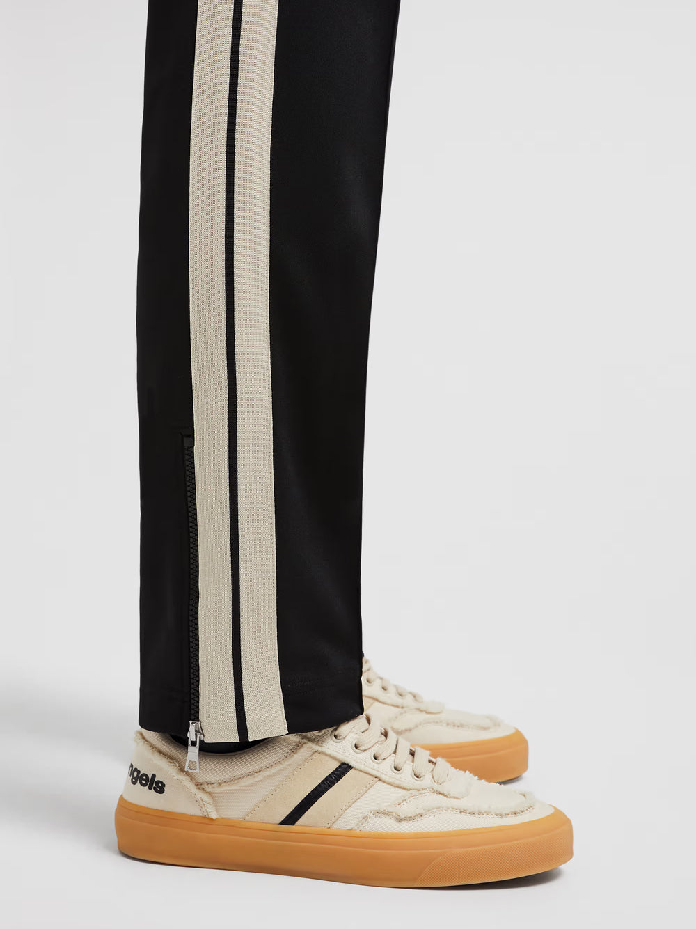 MONCLER GENIUS X PALM ANGELS Logo Patch Sweat Pants Black