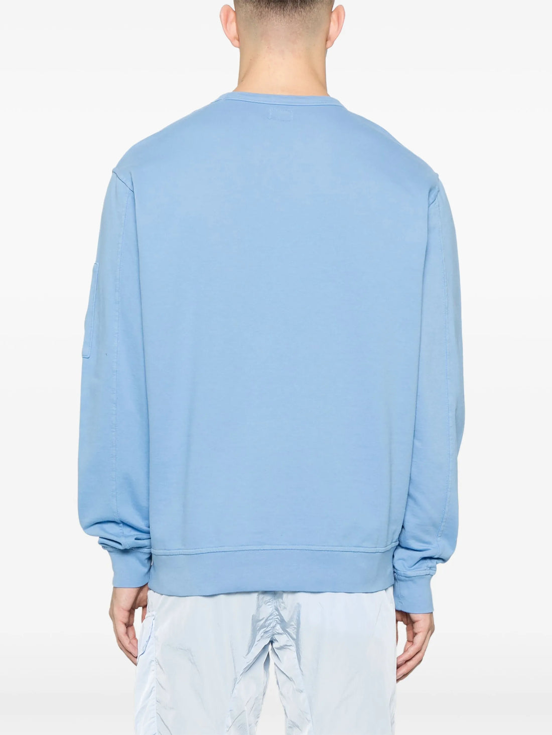 C.P. COMPANY Lens Patch Sweatshirt Light Blue