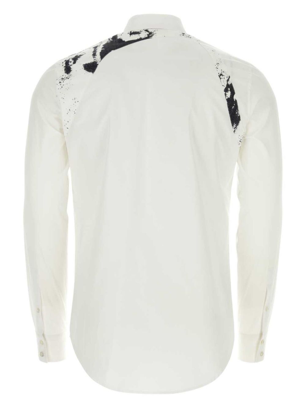 ALEXANDER MCQUEEN Strap Harness Shirt Optical White/Black