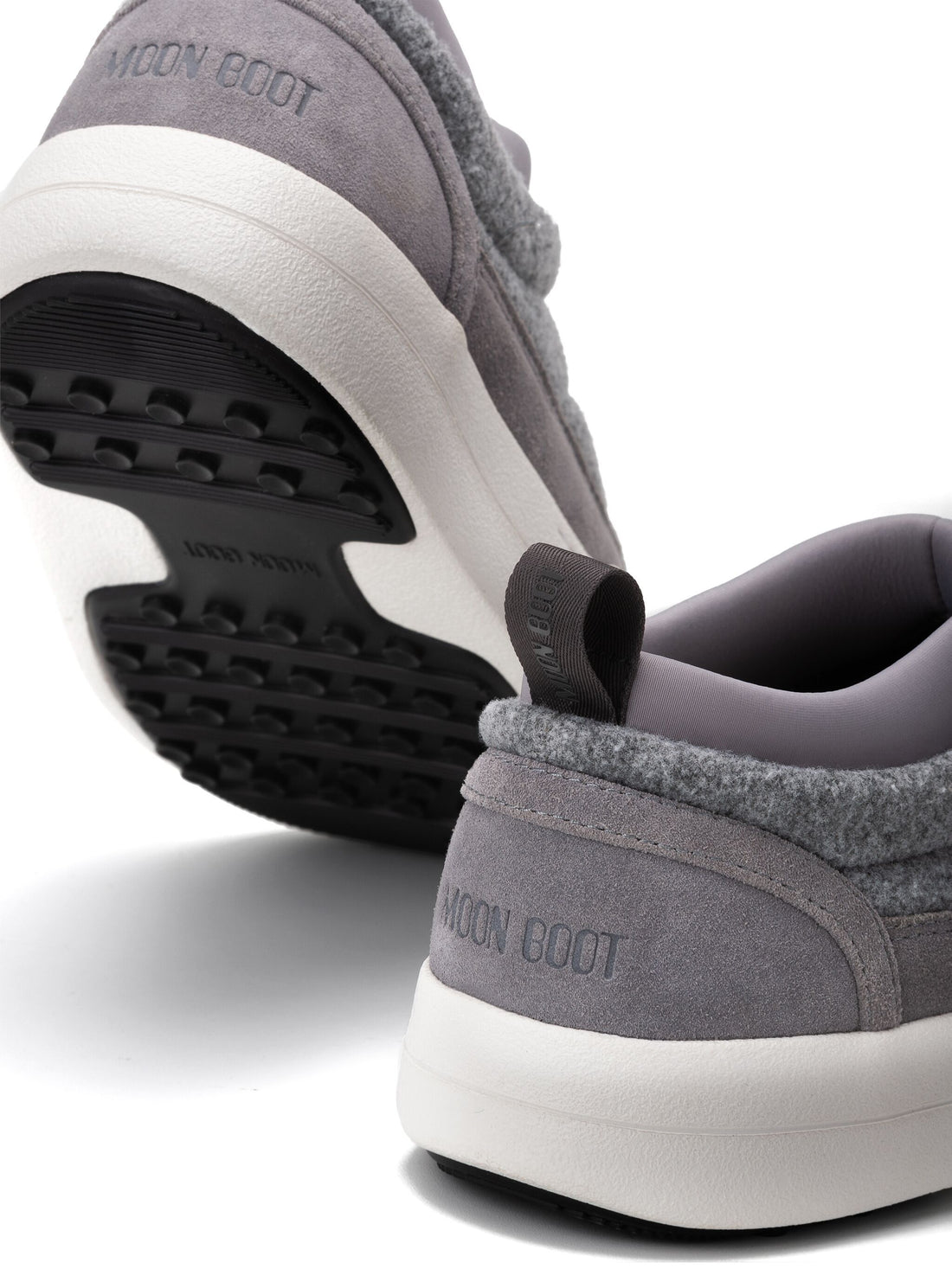 MOON BOOT UNISEX Park Soft Felt Sneakers Grey