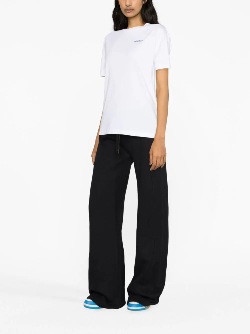 ボトムスその他 OFF-WHITE WOMEN Round Piping Detail Sweat Pants Black OFF-WHITE WOMEN Round Piping Detail Sweat Pants Black