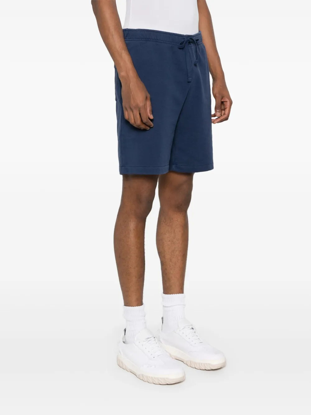 RALPH LAUREN Logo Embroidered Drawstring Shorts Navy