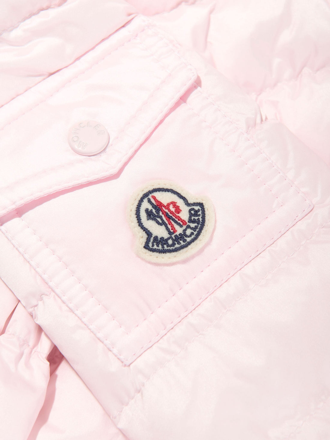 MONCLER BABY Girls Dalles Hooded Down Jacket Pink - MAISONDEFASHION.COM