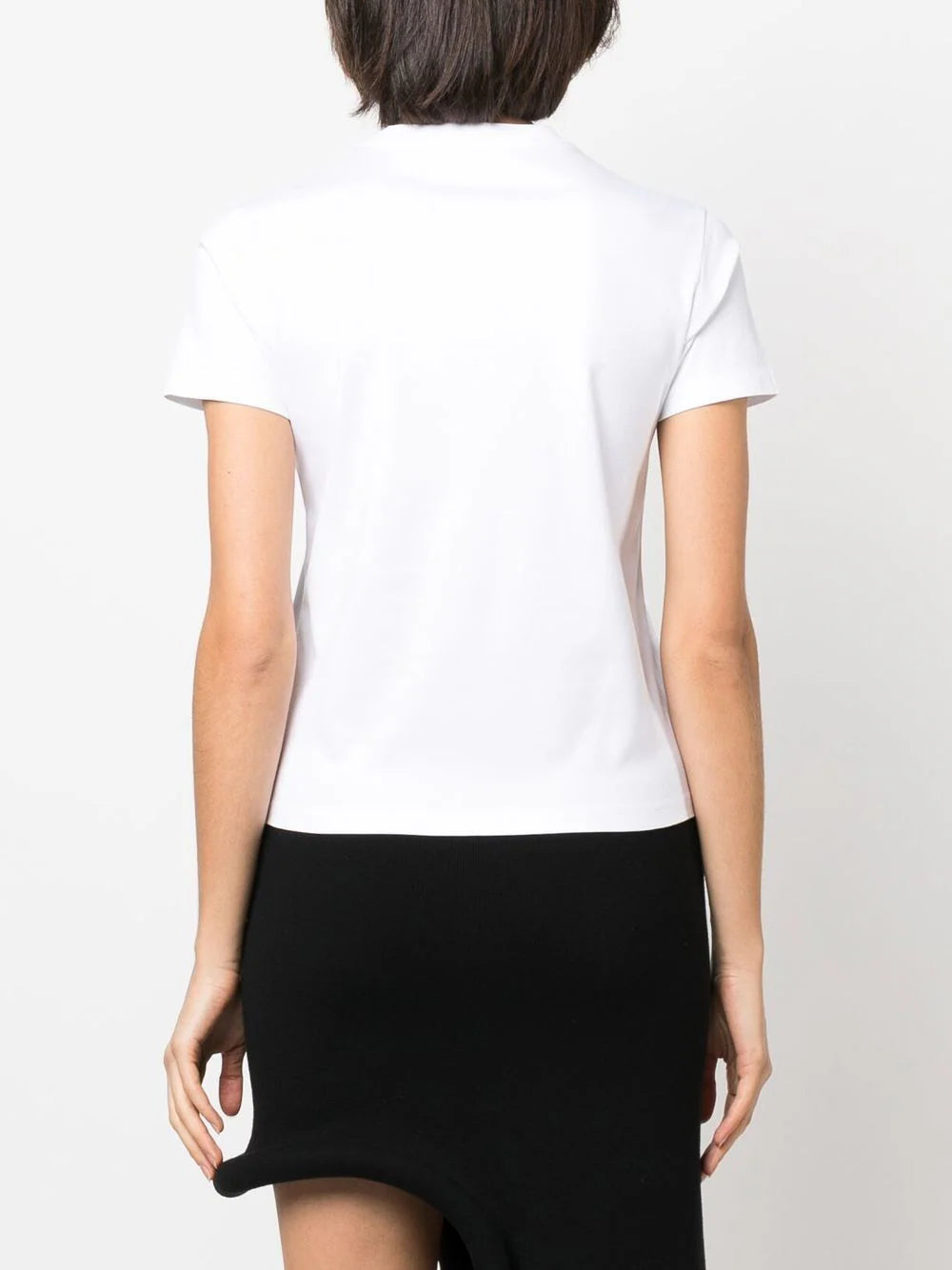 LANVIN WOMEN Classic Fit Lanvin Curb T-Shirt Optic White - MAISONDEFASHION.COM