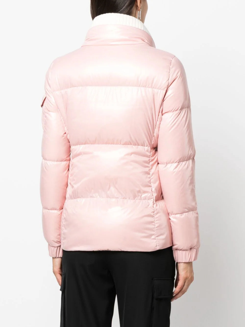 MONCLER WOMEN Vistule Padded Down Jacket Pink - MAISONDEFASHION.COM