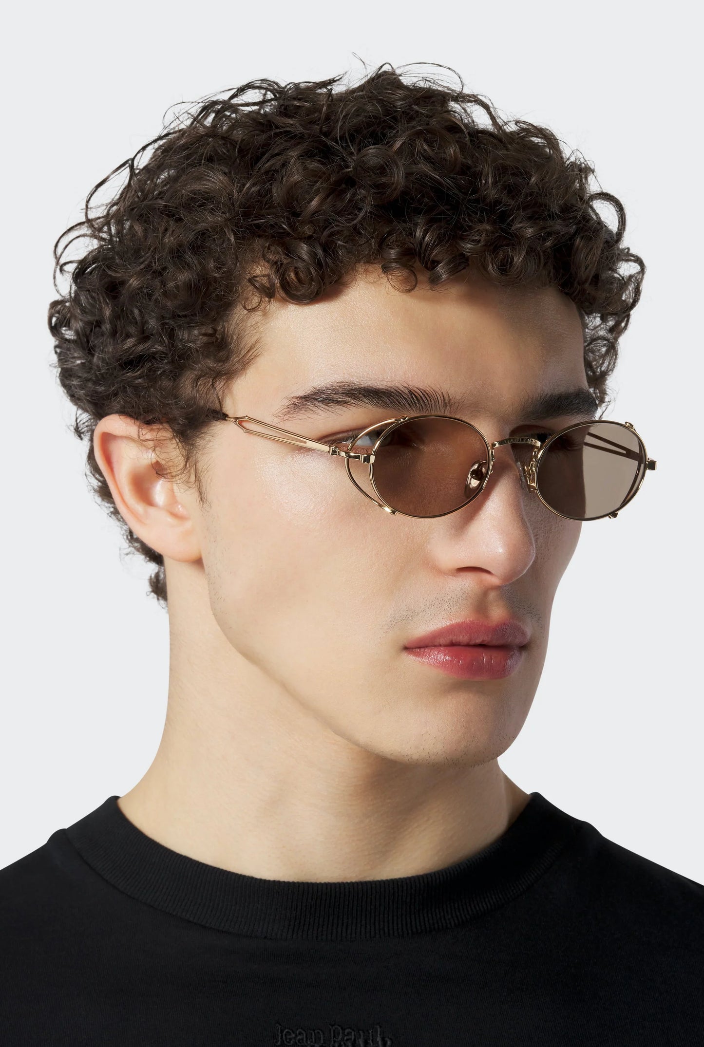 Jean Paul Gaultier ハーフリム　サングラス 56-3175 Jean Paul Gaultier レディース 55-3175サングラス の シルバー