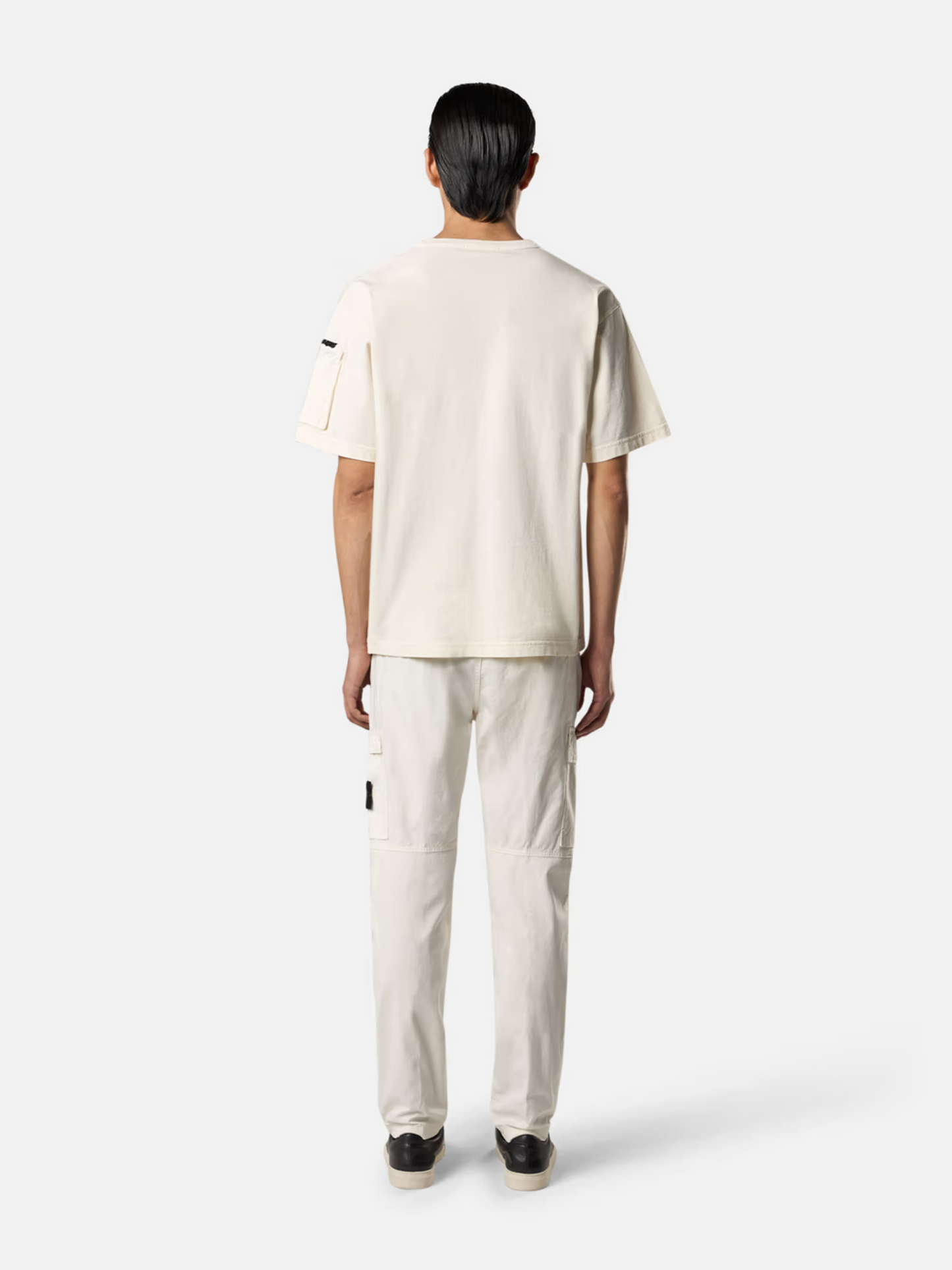 STONE ISLAND Zip Pocket Logo T-Shirt Ivory – MAISONDEFASHION.COM STONE ISLAND Zip Pocket Logo T-Shirt Ivory – MAISONDEFASHION.COM