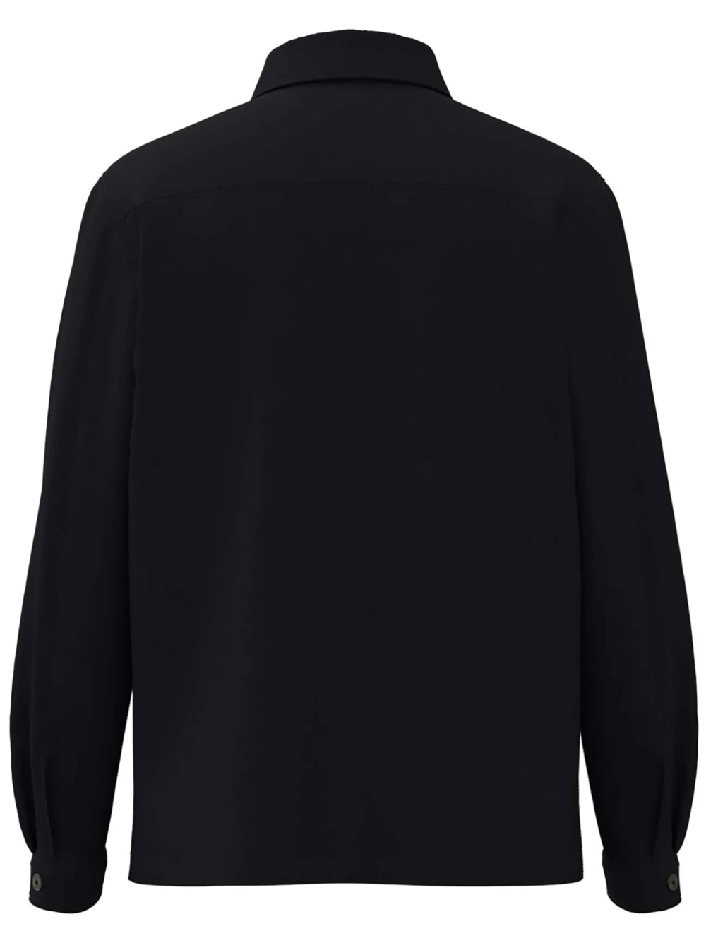 HUGO MEN Enalu Oversized-fit Long-sleeved Shirt Black - MAISONDEFASHION.COM