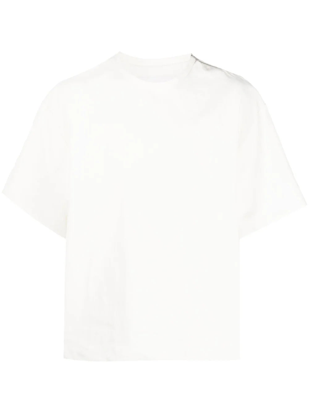 JIL SANDER Oversized Cotton T-shirt White - MAISONDEFASHION.COM