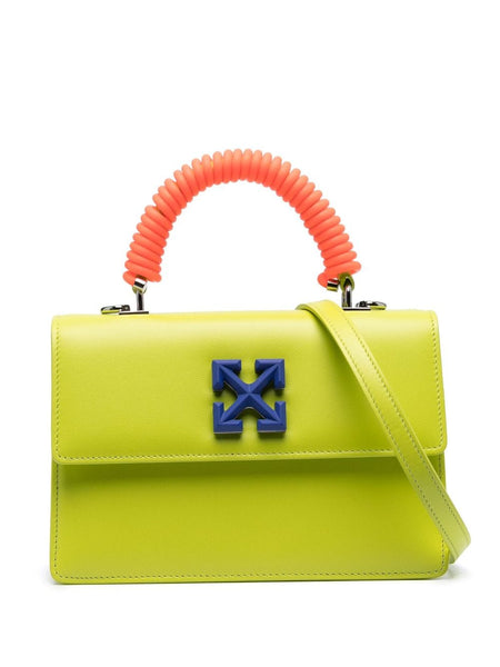 【OFF WHITE】BIG Sale、関税込み★Jitney 1.4 Pvc バッグ Off-White Jitney 1.4 top-handle Bag | Black | FARFETCH