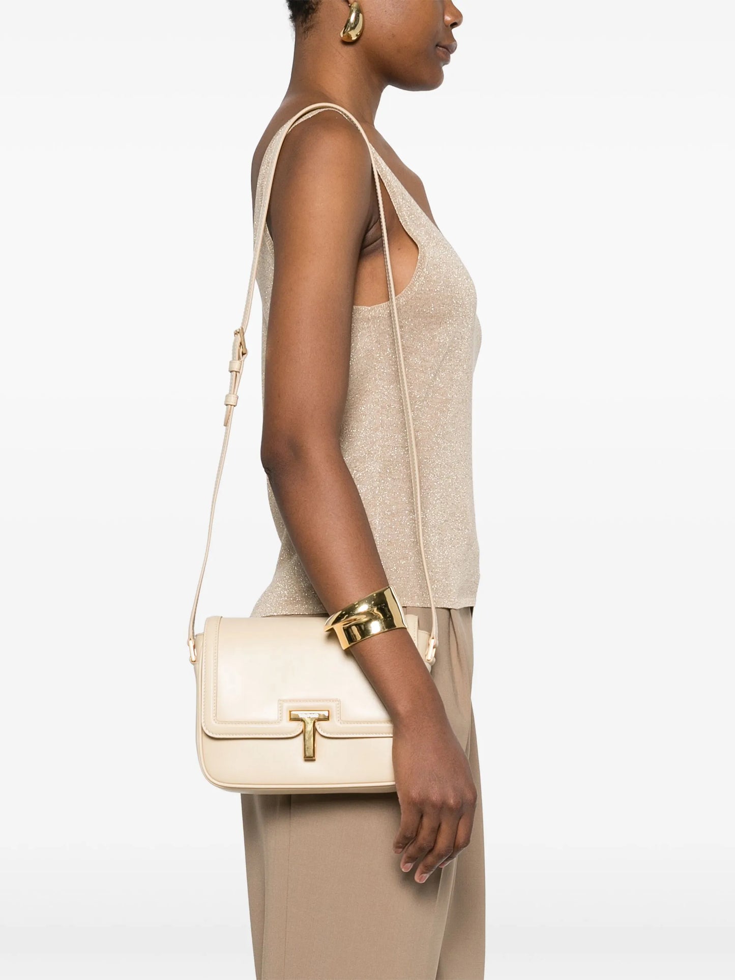 バッグ・カバンその他 TOM FORD WOMEN Wallis Cross Body Bag Almond Beige TOM FORD WOMEN Wallis Cross Body Bag Almond Beige