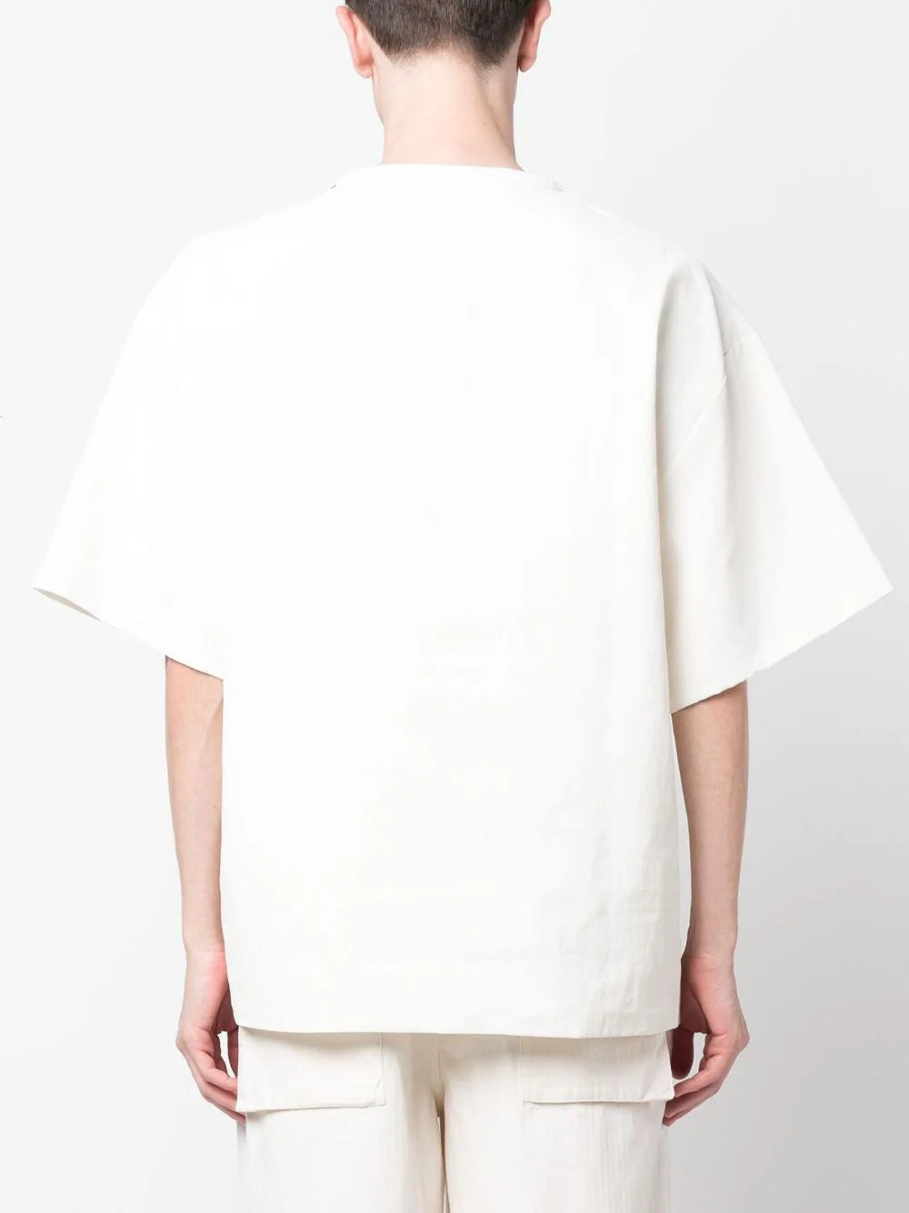 JIL SANDER Oversized Cotton T-shirt White - MAISONDEFASHION.COM