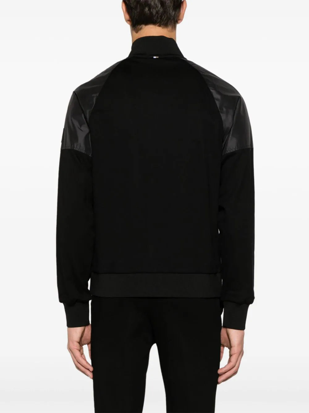 BOSS MEN Relaxed-fit Full Zip Sweatshirt Black - MAISONDEFASHION.COM