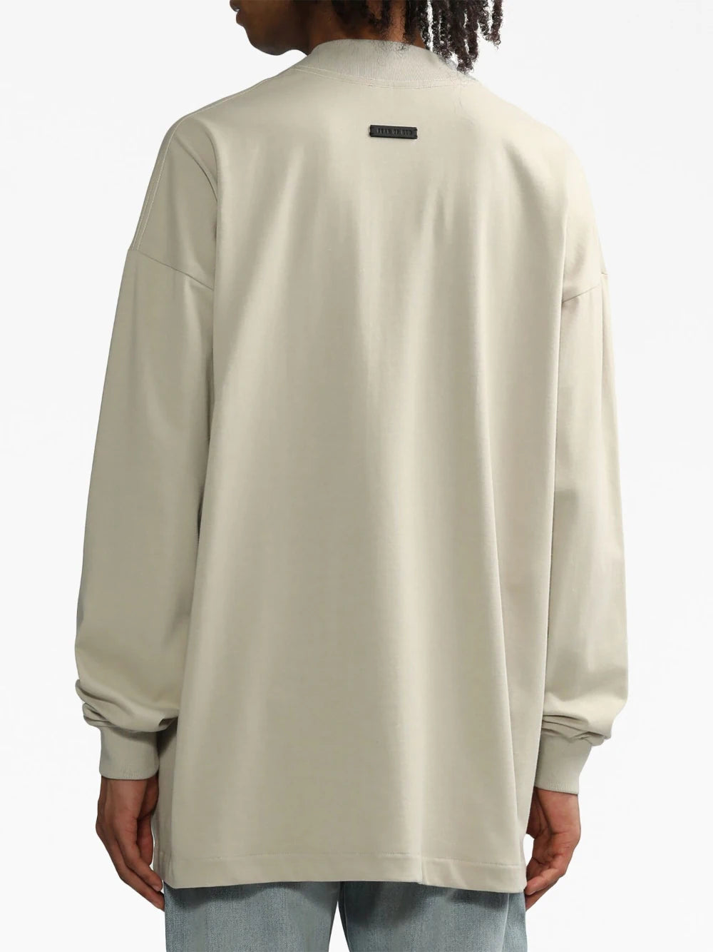FEAR OF GOD Eternal Cotton Long Sleeve T- Shirt Cement - MAISONDEFASHION.COM