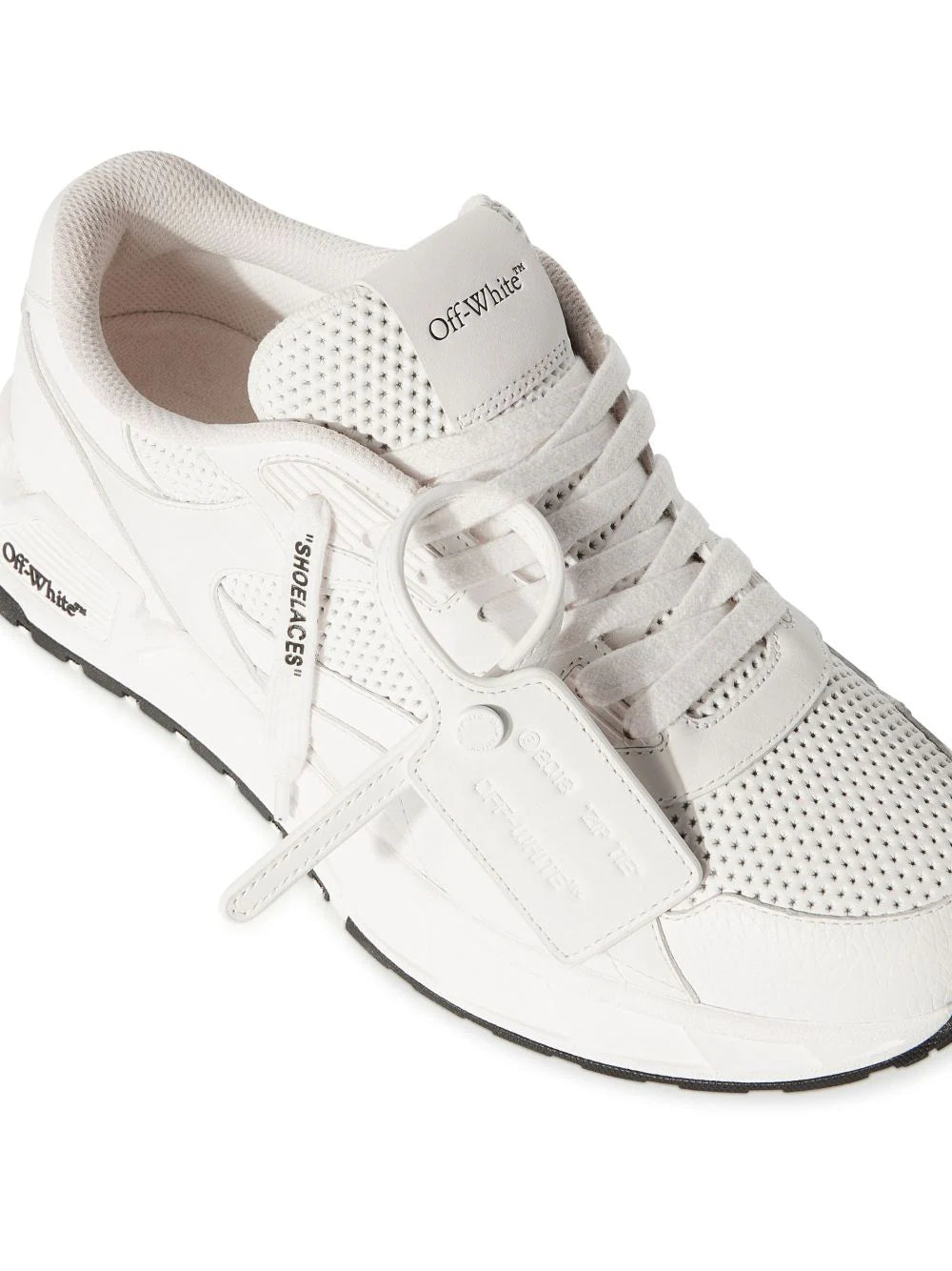 OFF-WHITE WOMEN Kick OFF Sneakers White/White - MAISONDEFASHION.COM