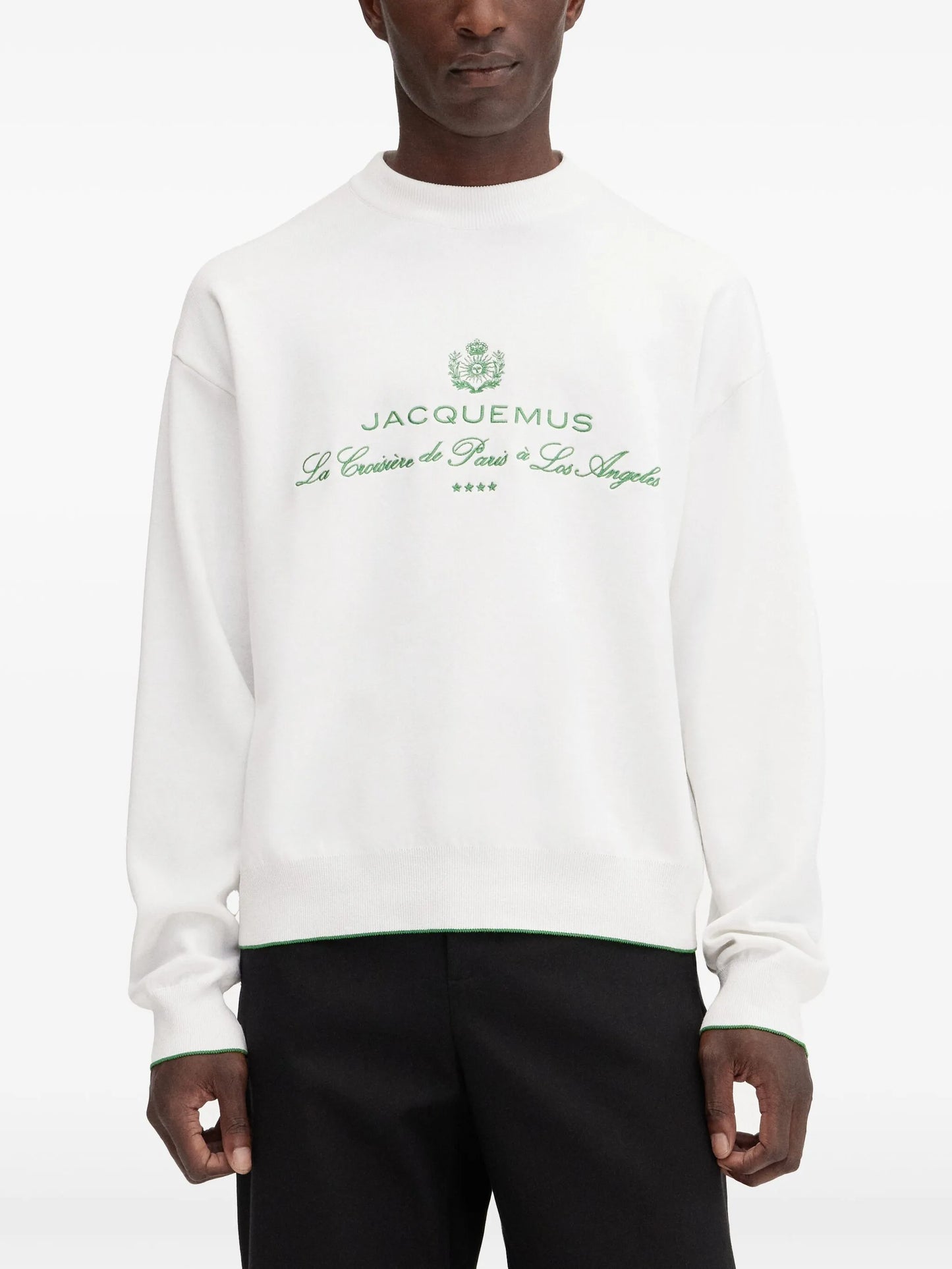 スウェット・トレーナー JACQUEMUS The Venice Logo Sweatshirt White JACQUEMUS The Venice Logo Sweatshirt White – MAISONDEFASHION.COM