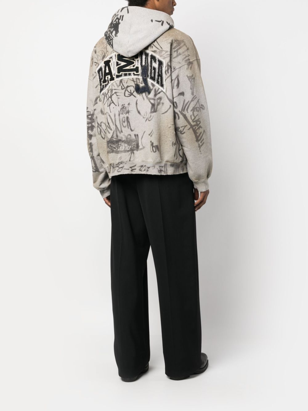 パーカー・フーディ BALENCIAGA Men Hoodies 744441TRVK21041 Gray Balenciaga XXXL Hoodie | eBay