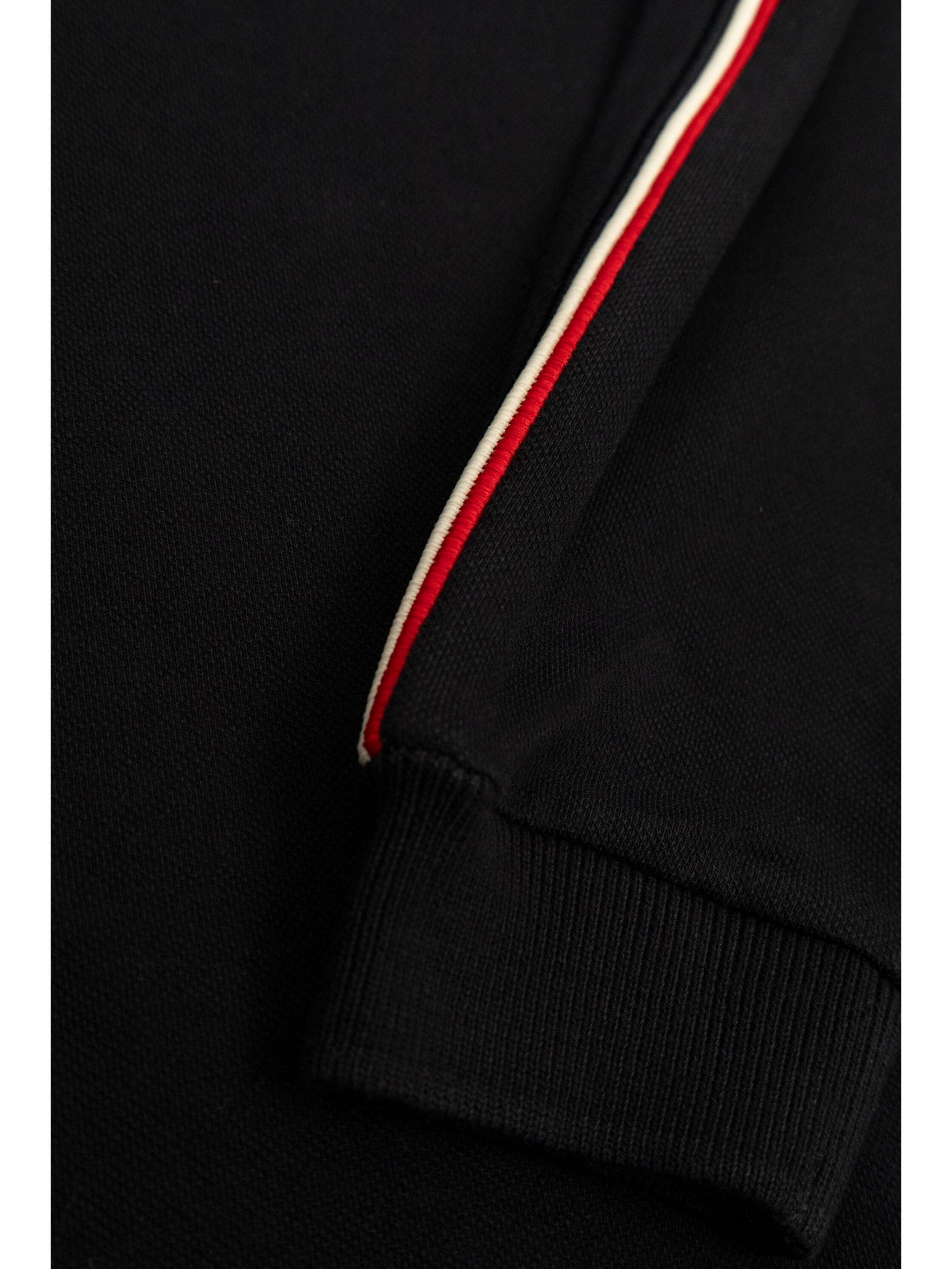 キッズその他 MONCLER BABY Boys Tricolour-Trimmed Long-Sleeve Polo Shirt N MONCLER BABY Boys Tricolour-Trimmed Long-Sleeve Polo Shirt