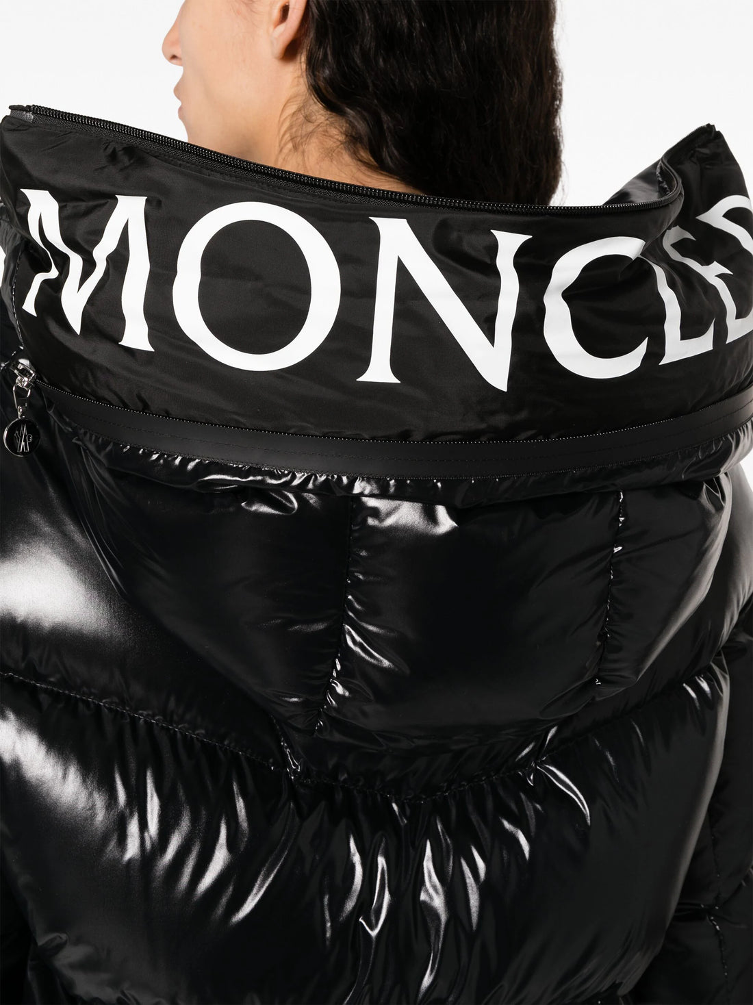 MONCLER WOMEN Huppe Short Down Jacket Black - MAISONDEFASHION.COM