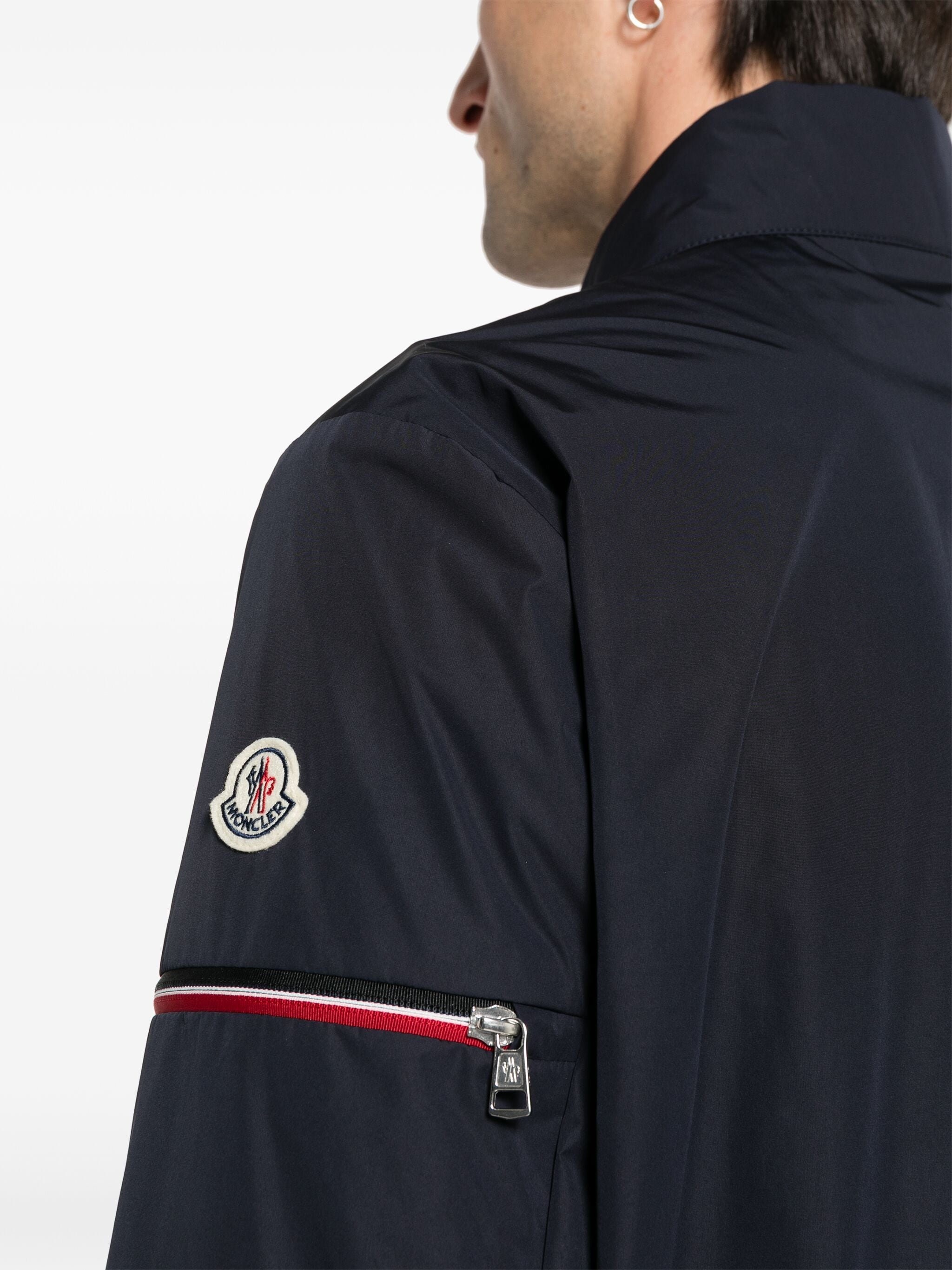 MONCLER Ruinette Lightweight Shell Jacket Navy MAISONDEFASHION.COM