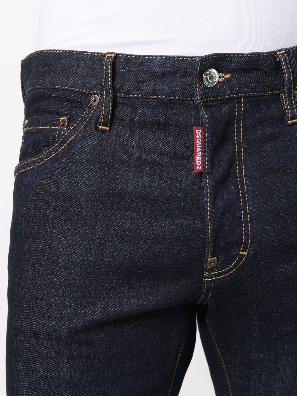 DSQUARED2 Logo Dark Rinse Cool Guy Jeans Blue – MAISONDEFASHION.COM