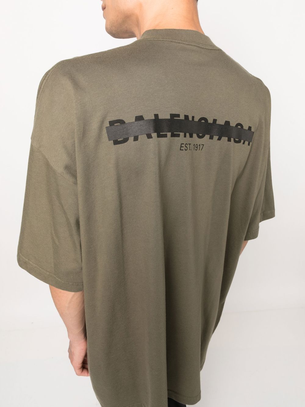 【BALENCIAGA】STRIKE 1917 オーバーサイズ 長袖 Tシャツ BALENCIAGA】STRIKE 1917 オーバーサイズ 長袖 Tシャツ