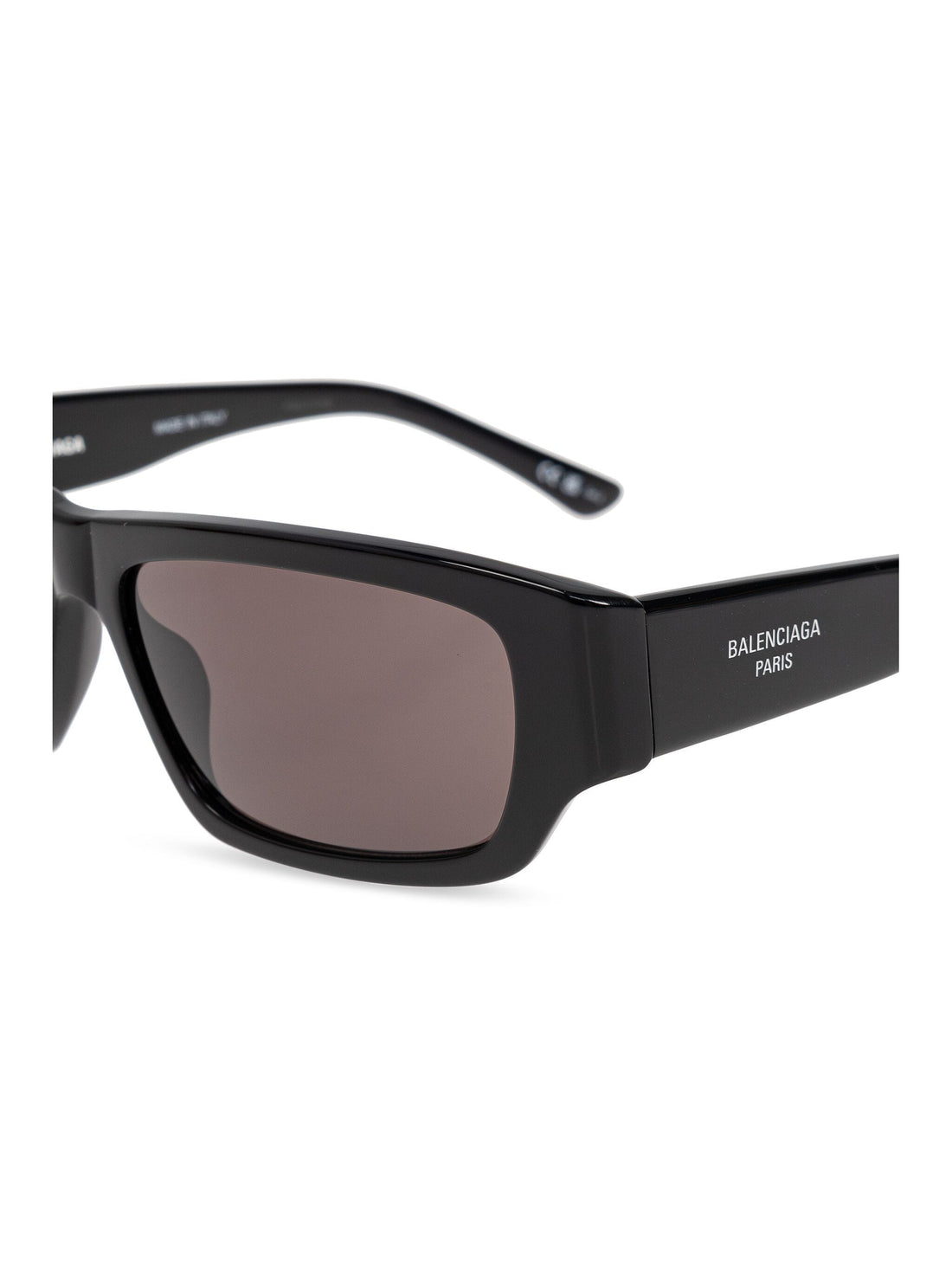 BALENCIAGA UNISEX Printed Rectangle-Frame Sunglasses Black