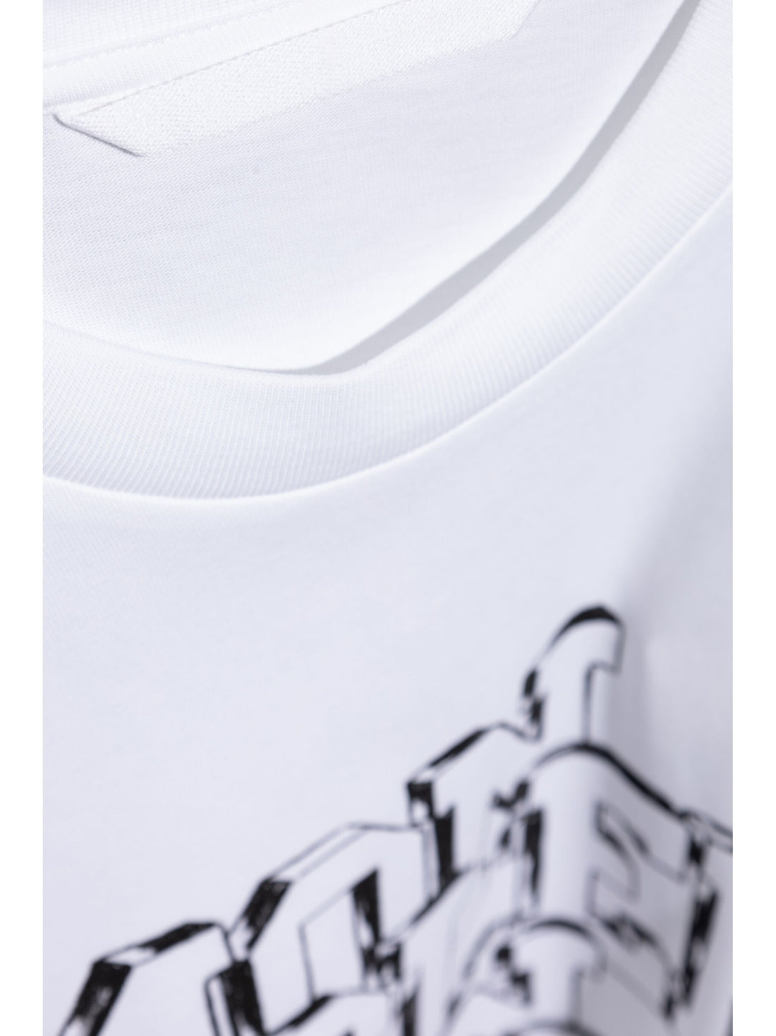 MONCLER Graphic Logo Print T-Shirt White