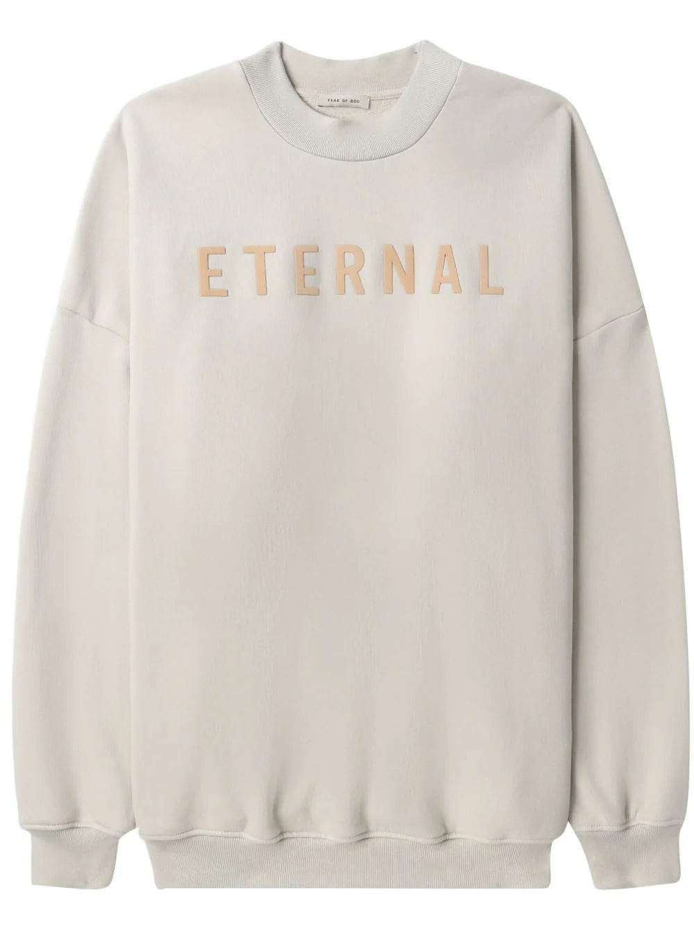 FEAR OF GOD Eternal Fleece Crewneck Sweatshirt Cement - MAISONDEFASHION.COM