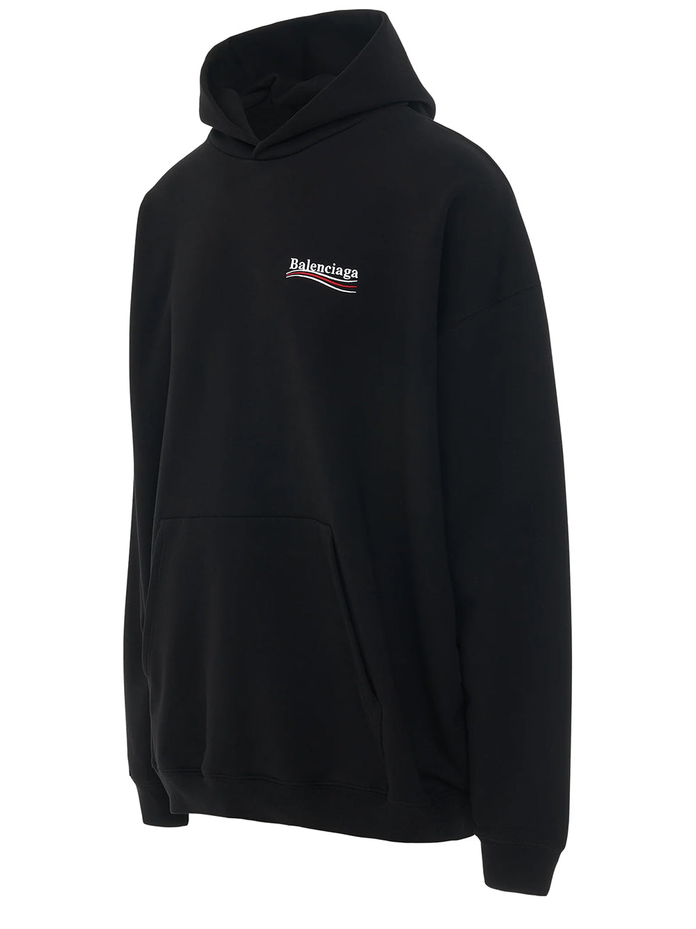 BALENCIAGA UNISEX Political Campaign Hoodie Black/White –  MAISONDEFASHION.COM
