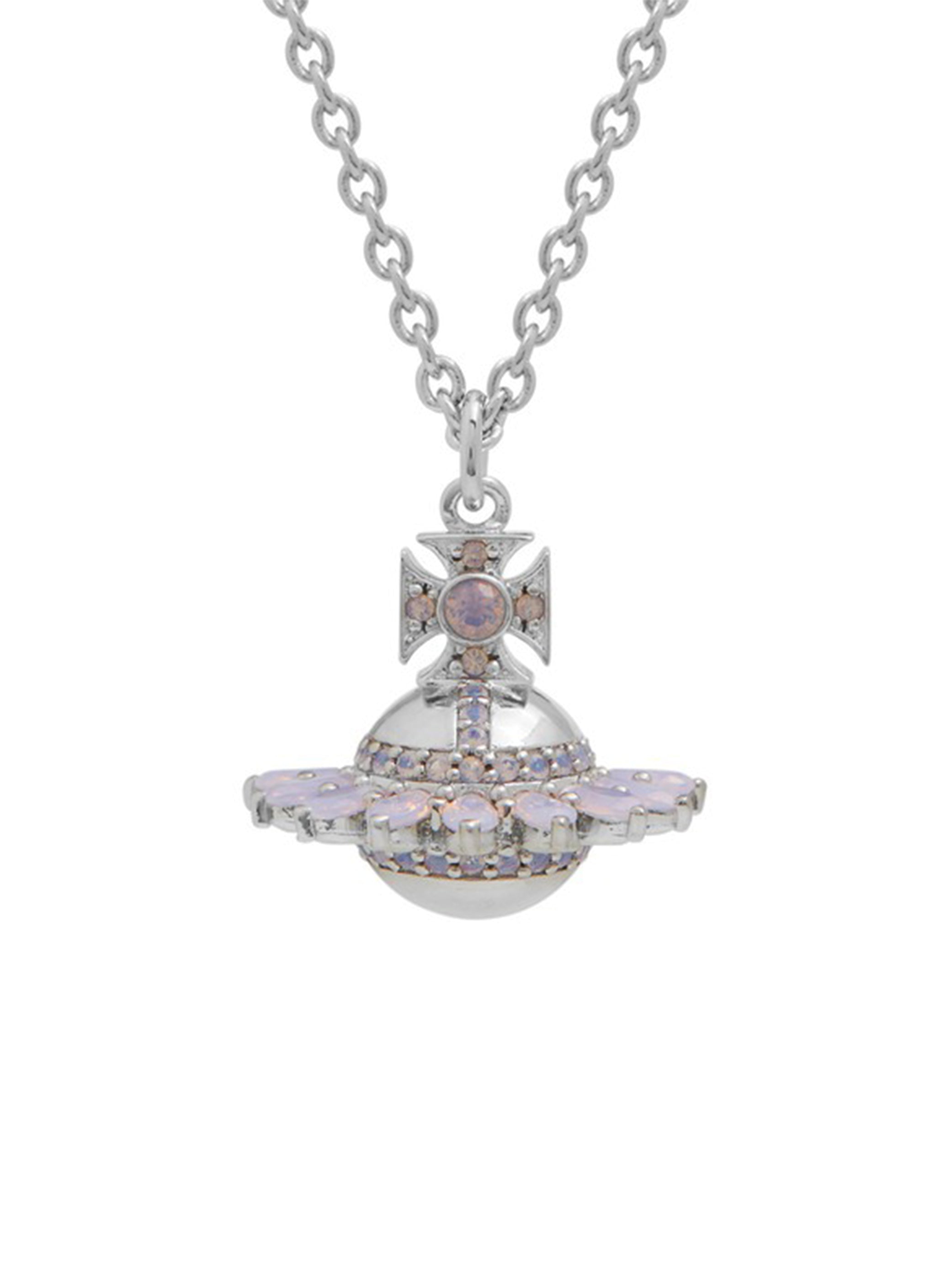 【Vivienne Westwood】62010131 P116 VIVIENNE WESTWOOD WOMEN Jordana Pendant Necklace Platinum