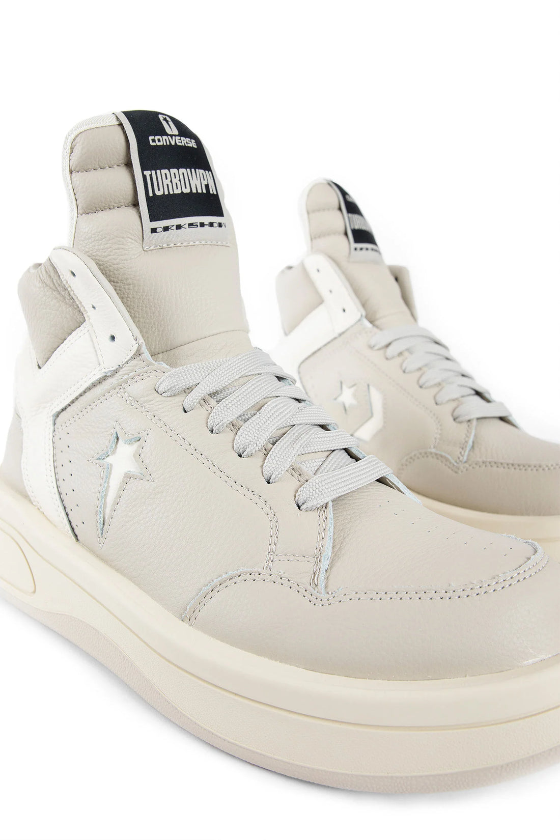 CONVERSE X DRKSHDW TURBOWPN High-Top Sneakers Oyster/White