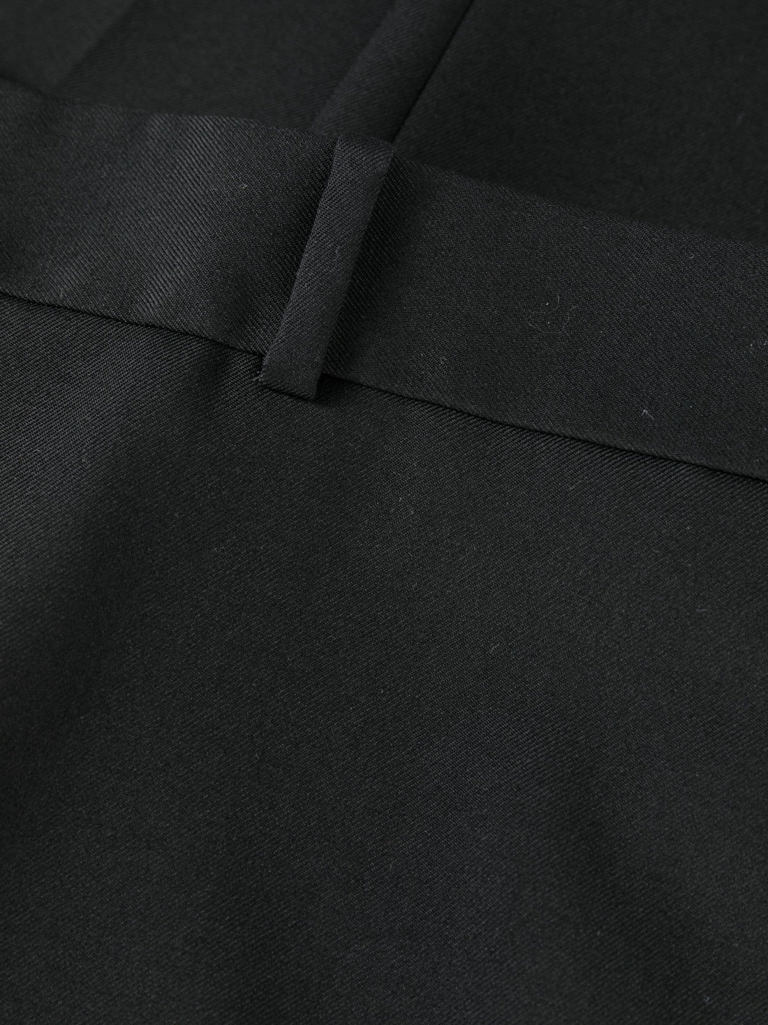 ALEXANDER MCQUEEN Mid-Rise Wool Tailored Trousers Black - MAISONDEFASHION.COM